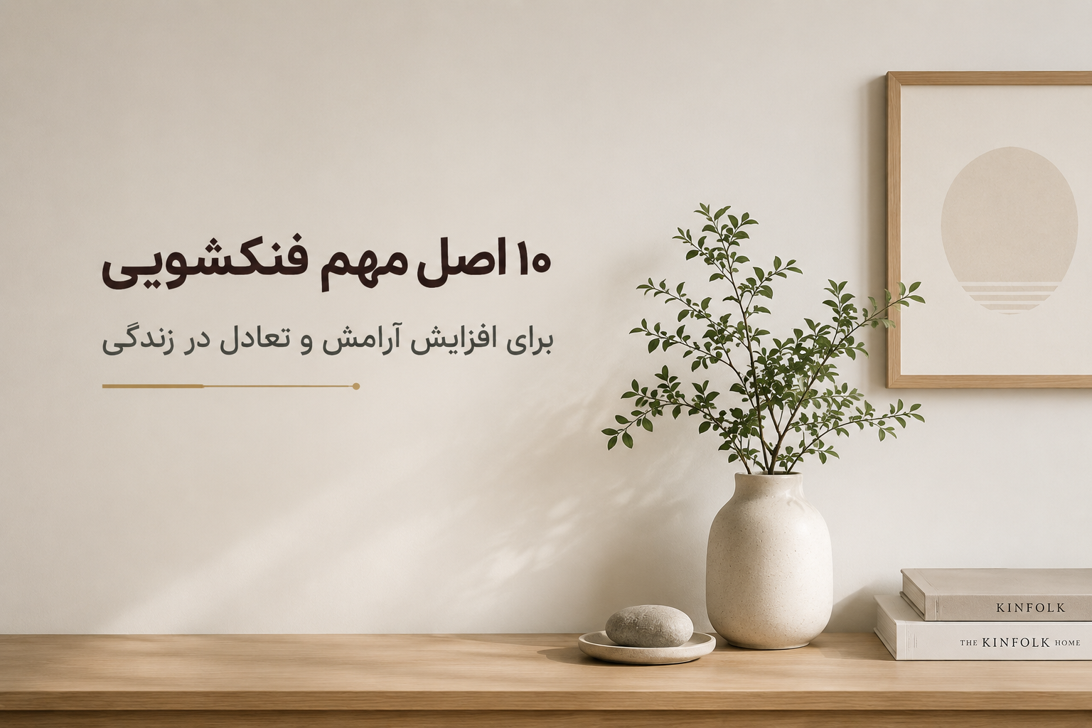 ۱۰ اصل مهم فنکشویی برای افزایش آرامش و تعادل در زندگی