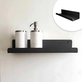 شلف فلزی دیواری حمام و سرویس بهداشتی مدل ZB13 ست ۲ تکه با آویز حوله